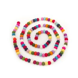 Handmade Biodegradable Felt Tinsel Bubble Garland Christmas Tree Decoration