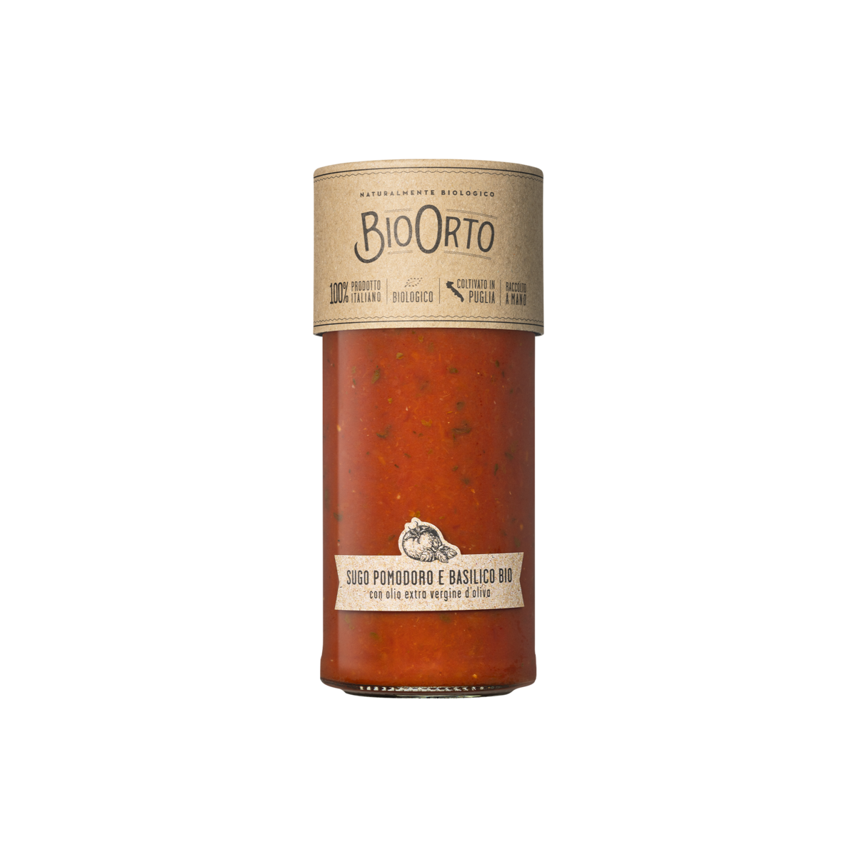 Sugo pomodoro e basilico Bio 