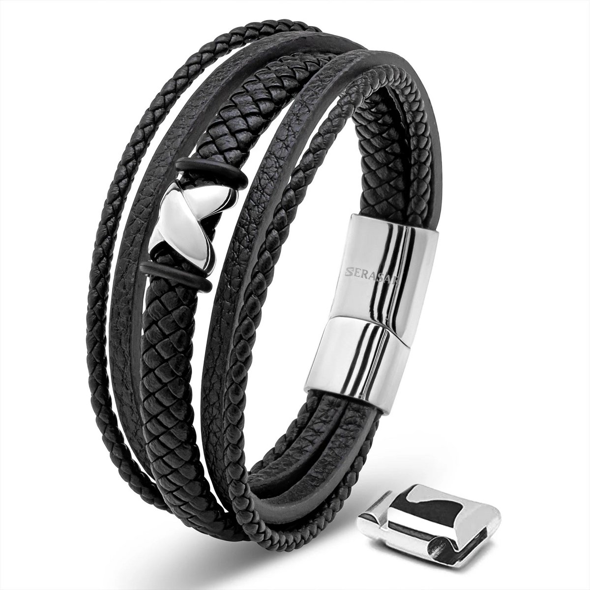 Bracelet en cuir "Flacon"