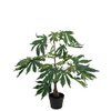 Künstliche Pflanzenhanf Cannabisblätter 60 cm