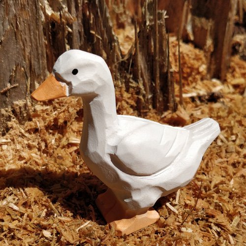Wudimals® Wooden Goose Animal Toy
