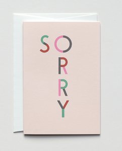 Lucky Letters Sorry Greeting Card