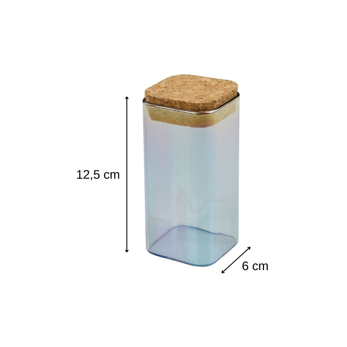 Contenitore in vetro con coperchio 330 ml Tasty Green