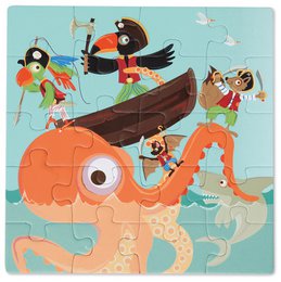 Magnetisch Puzzelboek To Go - Piraten