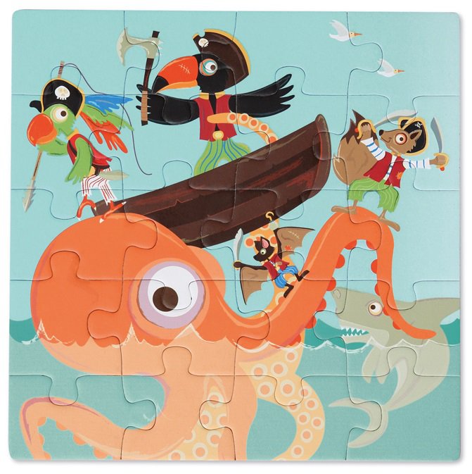Magnetisch Puzzelboek To Go - Piraten