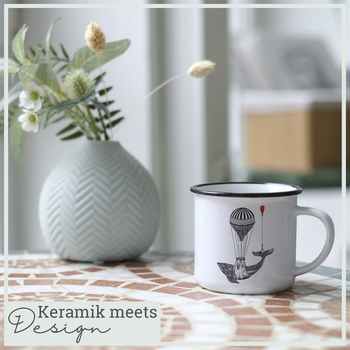 Keramiktasse – Waltransport