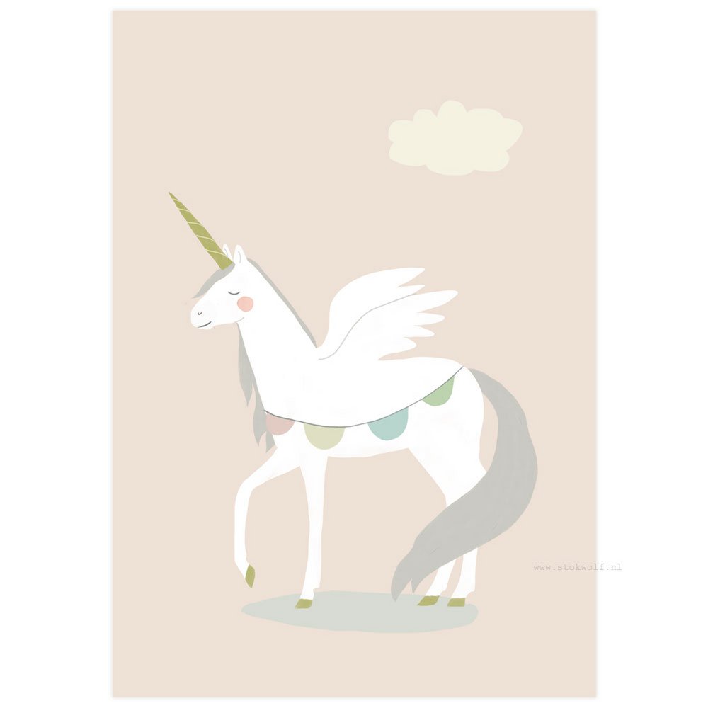 print | Unicorn - pink