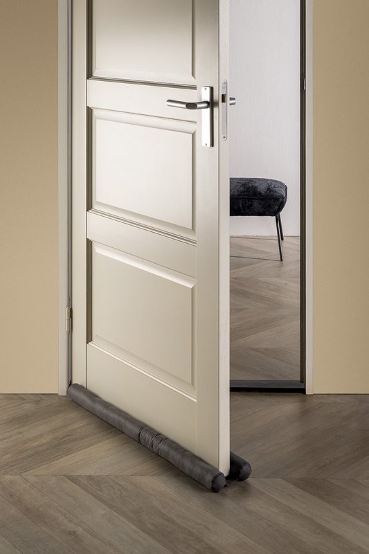 Textino TITO - Double door draught excluder 80x16x5 cm - Charcoal Gray - anthracite
