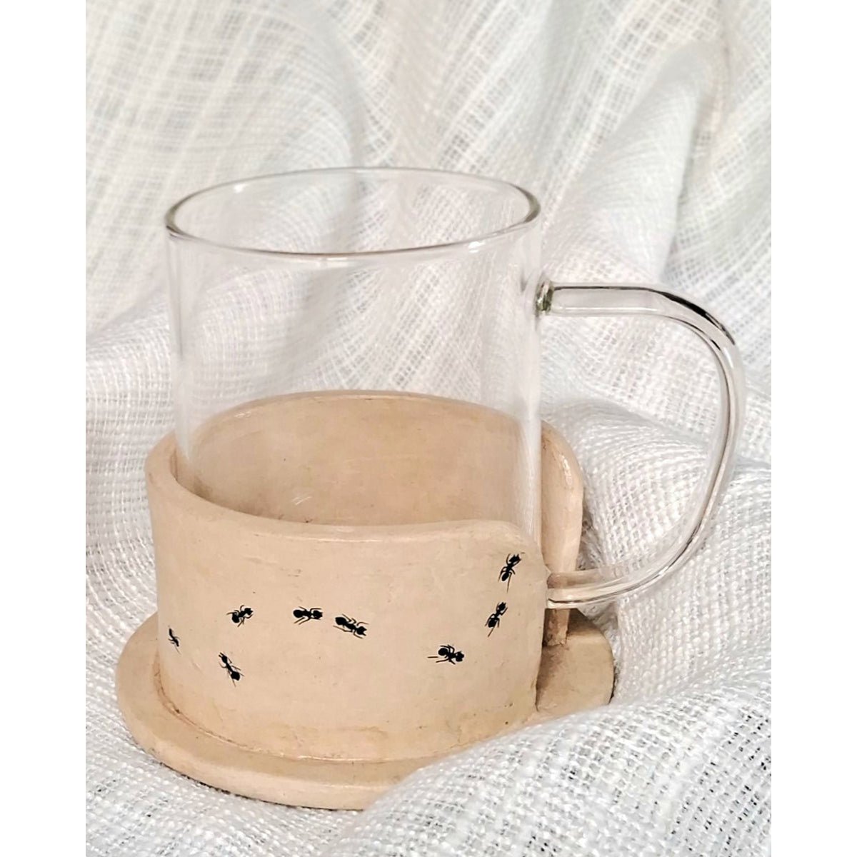 Koffiemok | Papier-maché houder Mieren