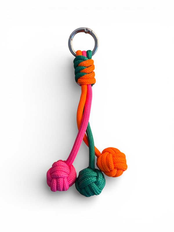 Sleutelhanger - Dotty Pops - Roze - Groen - Oranje