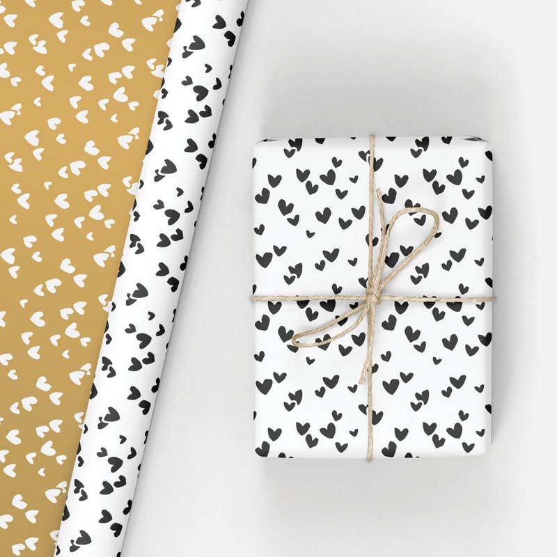 Solo Hearts - Rolls of wrapping paper - 10 pieces