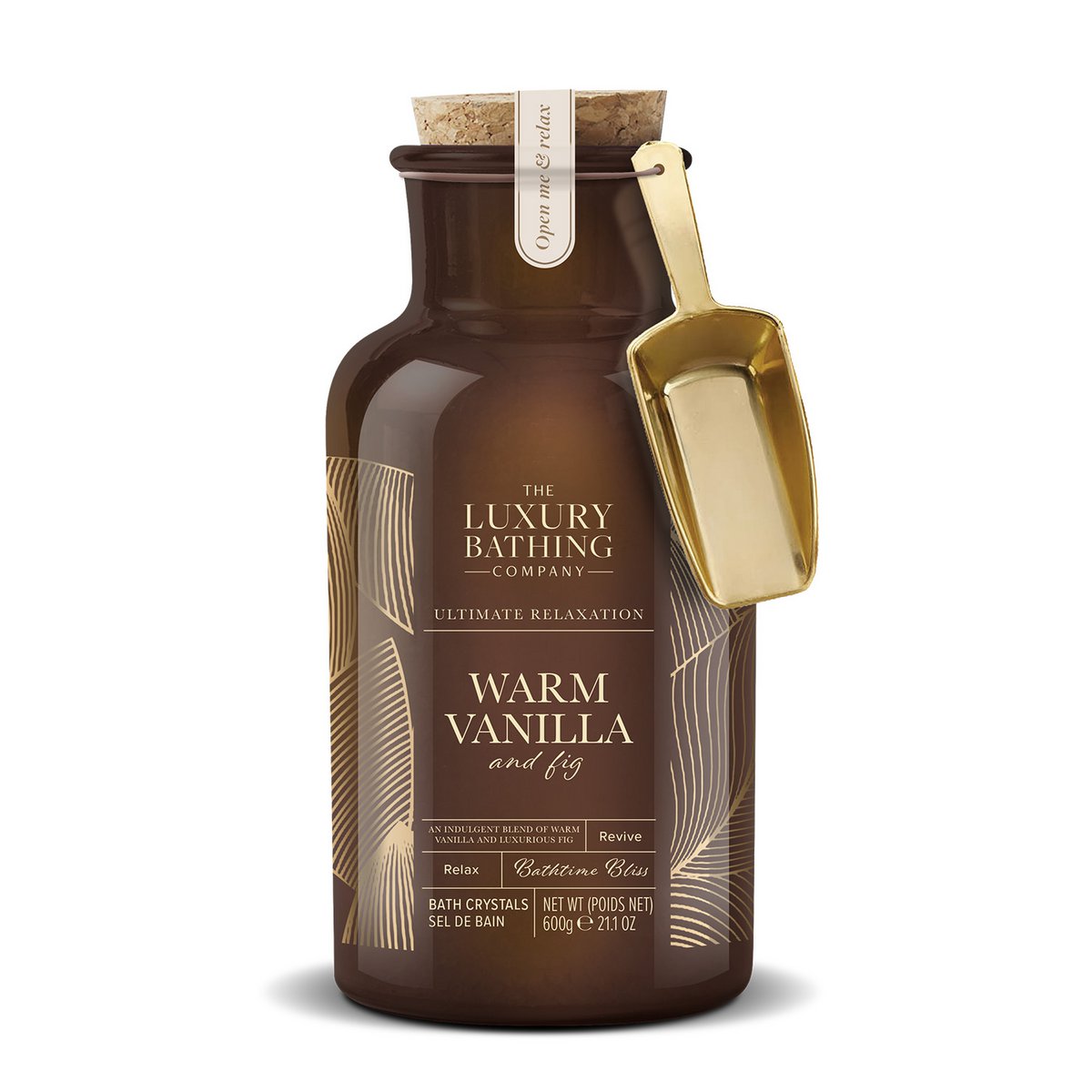 Grace Cole Warm Vanilla & Fig Bath Crystals 600g