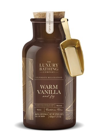 Grace Cole Warm Vanilla & Fig Bath Crystals 600g