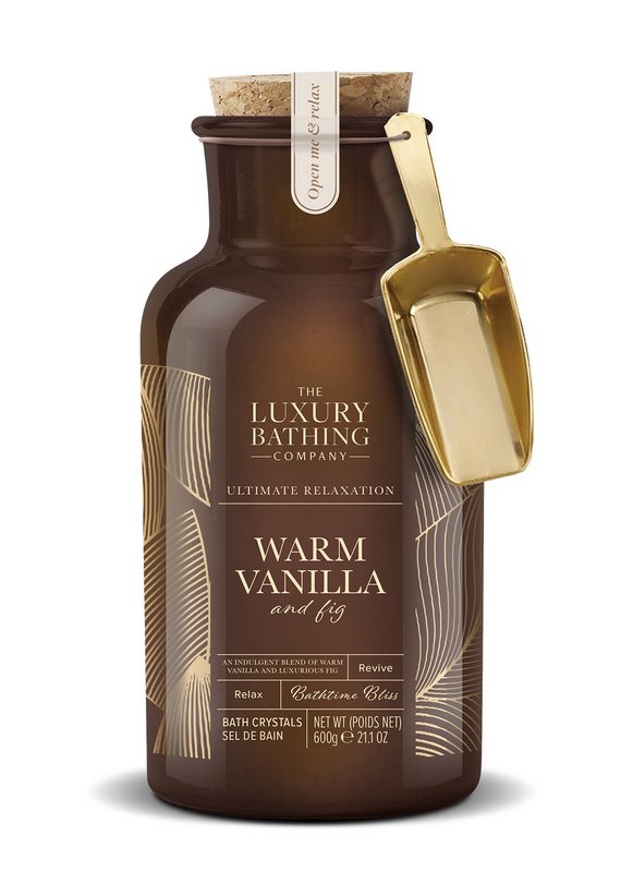 Grace Cole Warm Vanilla & Fig Bath Crystals 600g