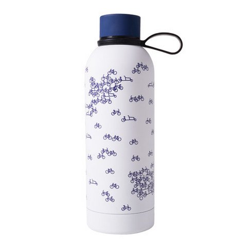Water bottle the blue bicycle