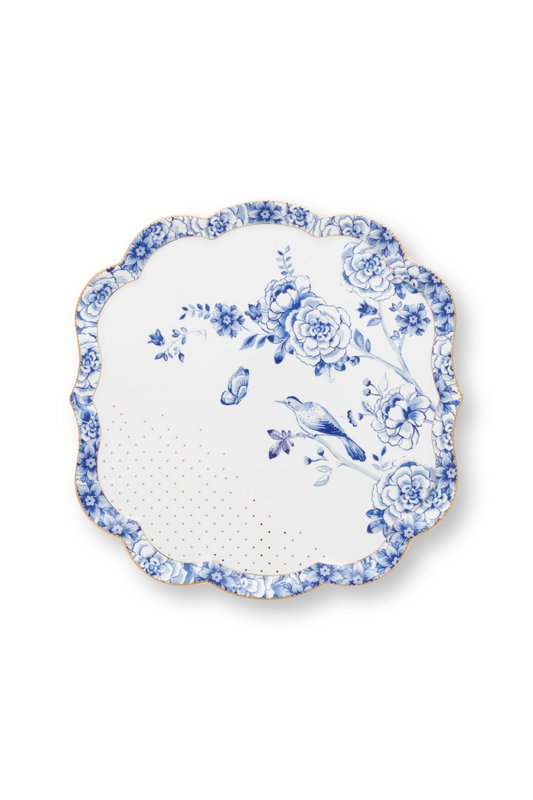 Mini Cake Tray Royal White 24x24cm