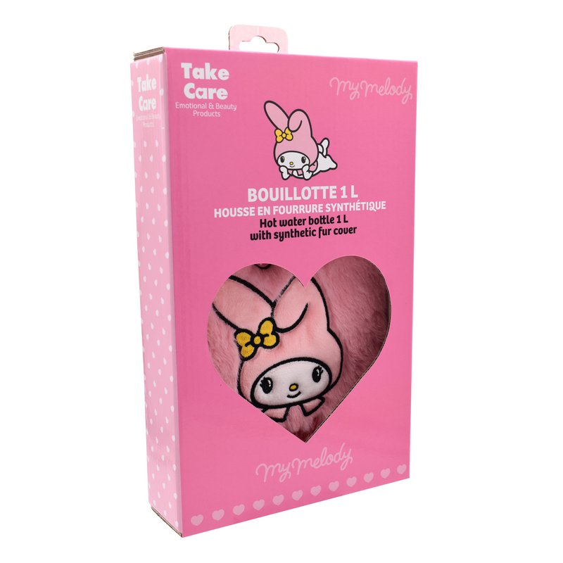 😍 My Melody, Hot Water Bottle, with Cover, Hot Water Bottle for Hot Therapy, Hot Water, Rubber, Cold, Winter, Child, Adult