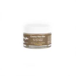 Organic Face Cream for Shiny Skin and Enlarged Pores with Sage and Rosemary 50 ml