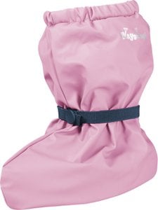 Regen Footies mit Fleecefutter - Lightpink