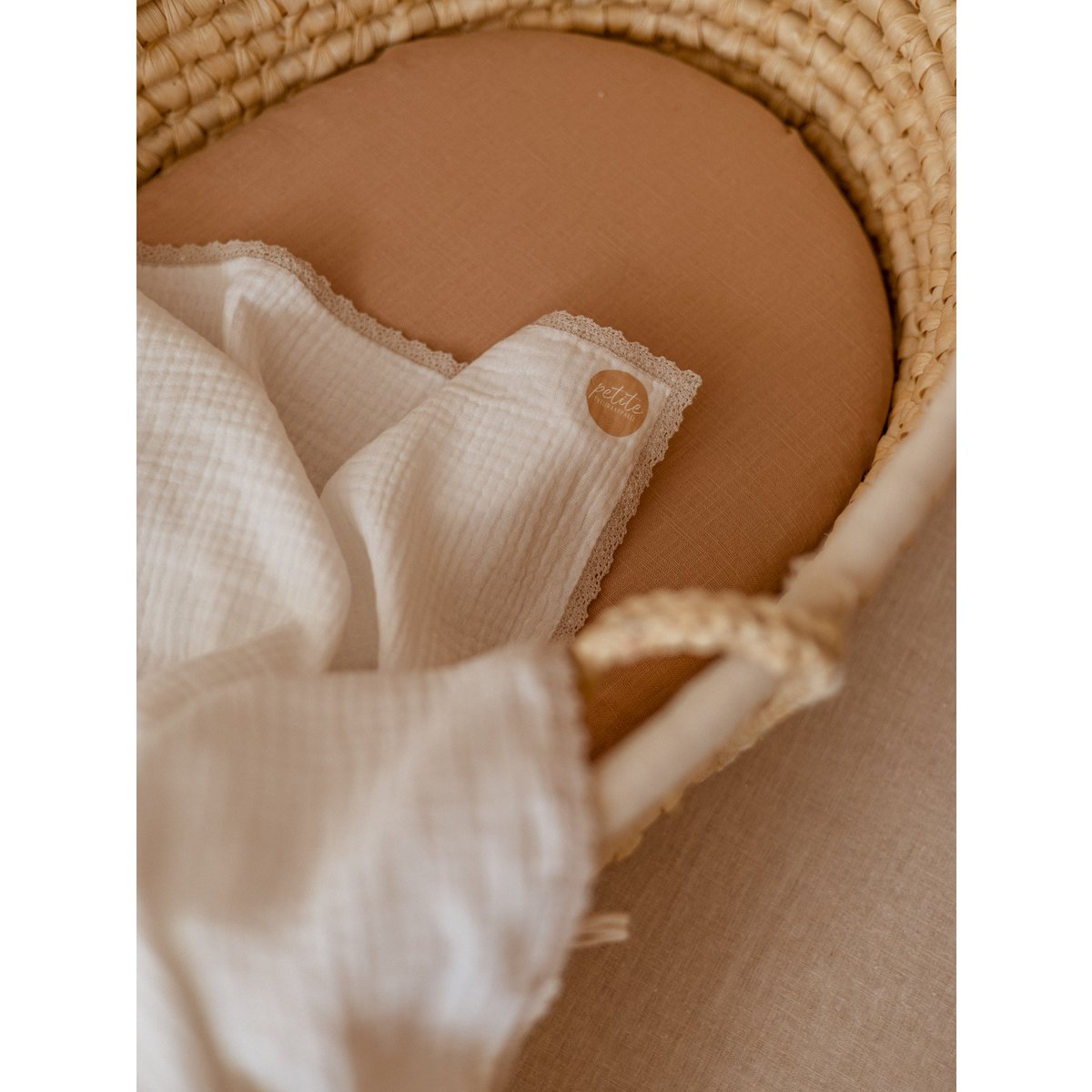 Baby Swaddle / Triple Layer Muslin - Ivory