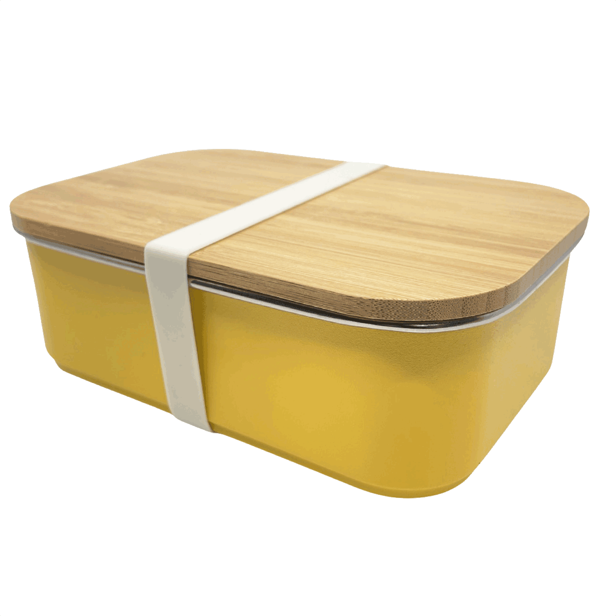 Silicone elastic lunch box (set) - White