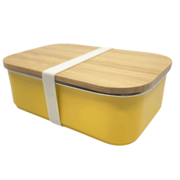 Portapranzo elastico in silicone (set) - Bianco