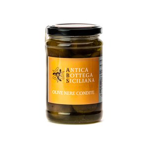 SEASONED BLACK OLIVES 280 GRAMS