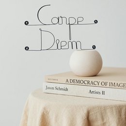 Wire Wall Decoration "Carpe Diem" - to pin - Wall Jewelry