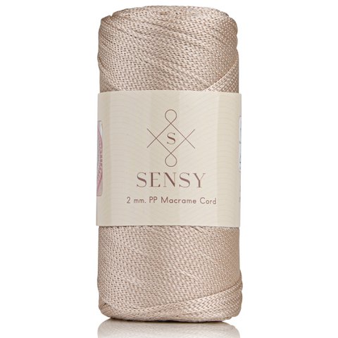 Sensy Premium 2 mm - 251 yards 100% polyester macramekoord