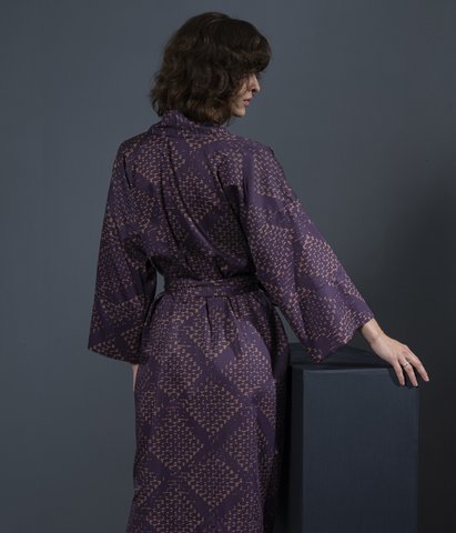 Bathrobe Kimono Mesh
