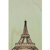 Carte postale en bois holidays eiffel