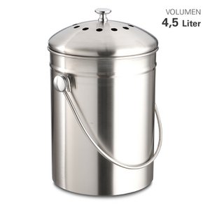 Organic waste bin 4.5 liters including carbon filter