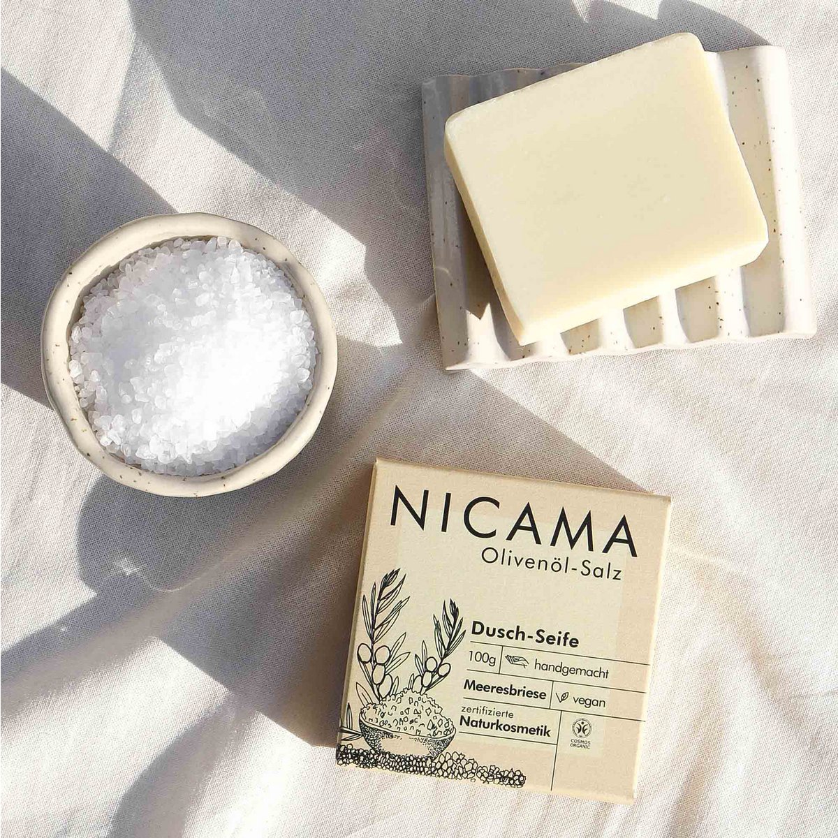 NICAMA - Jabón de Sal de Aceite de Oliva