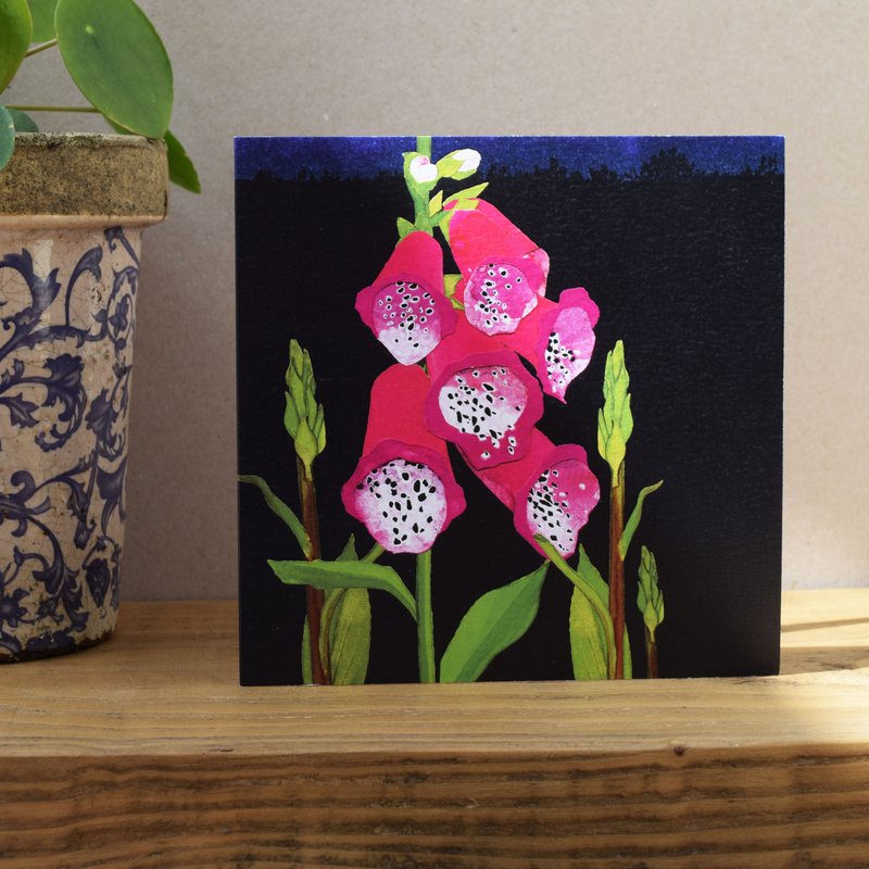 Foxglove Card (flower cards)