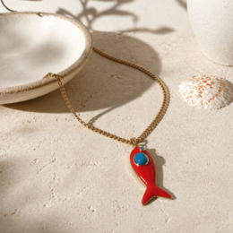 The red treasure - Goldfish necklace