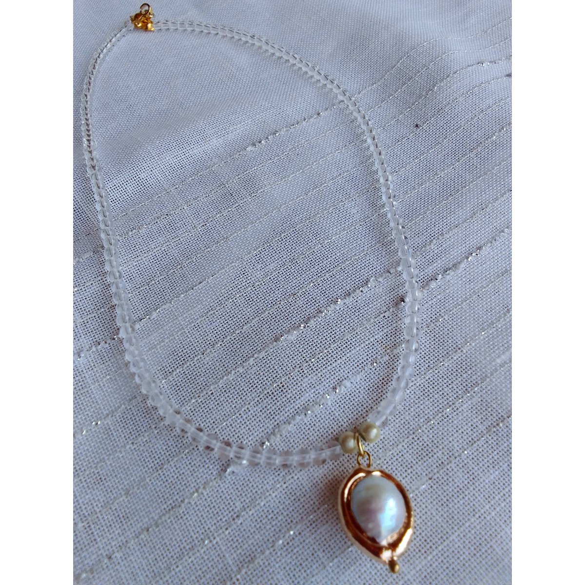 Collier Transparent AZALEE