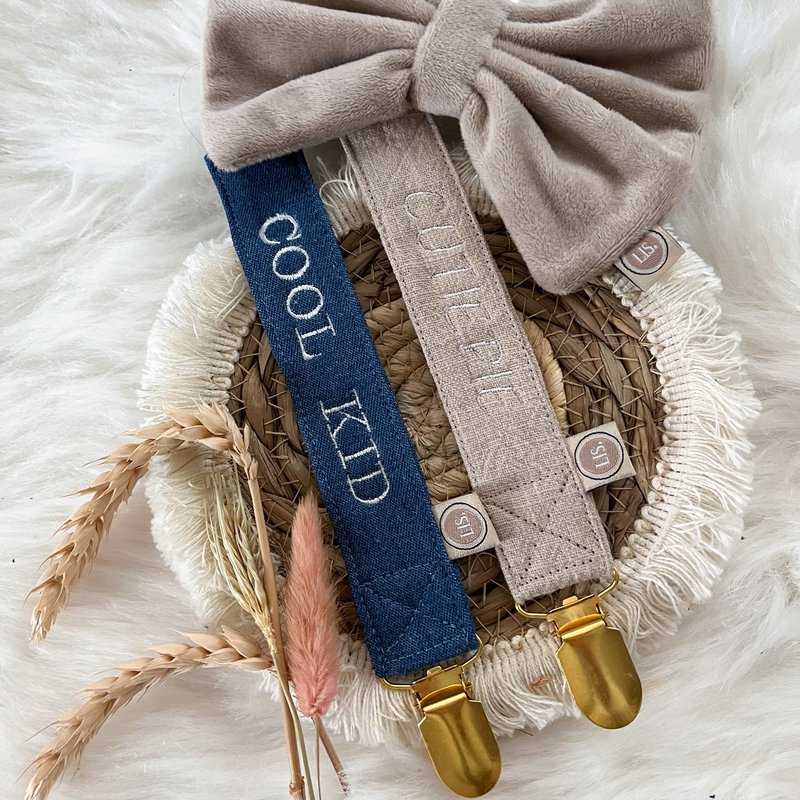 Pacifier cord - denim II