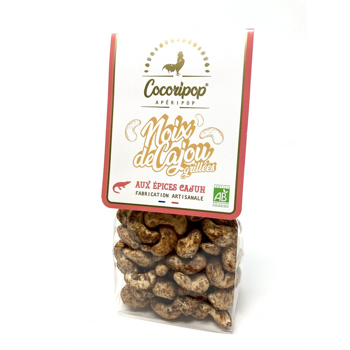 Aperipop Gegrillte Cashewkerne mit Cajun-Gewürzen