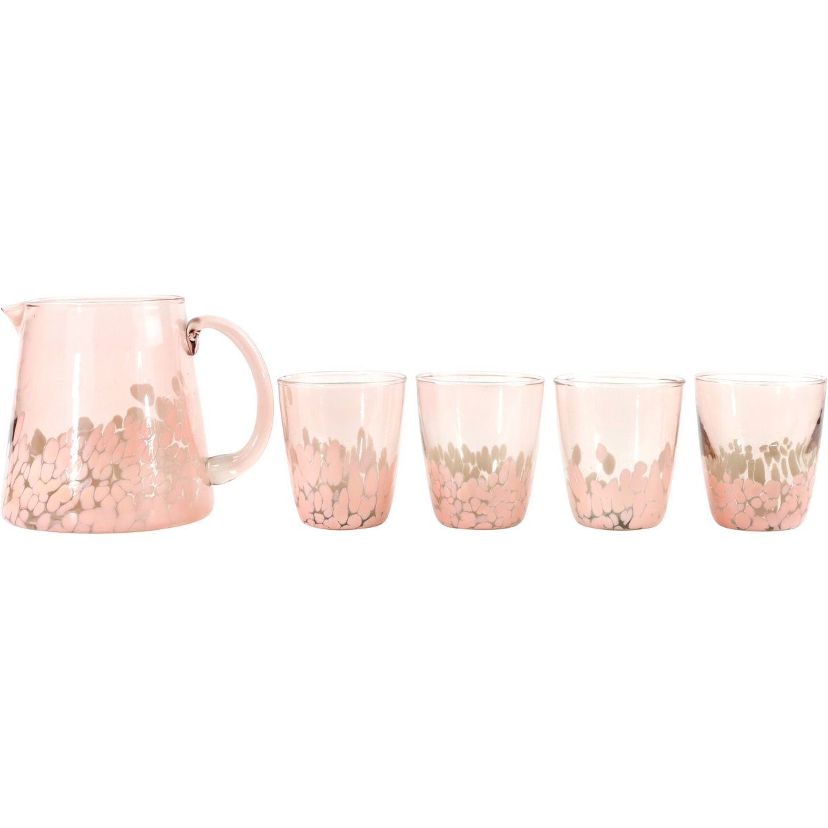 PICHET AVEC VERRES SPLASH ENSEMBLE 5 PIÈCES (HOFF7000)