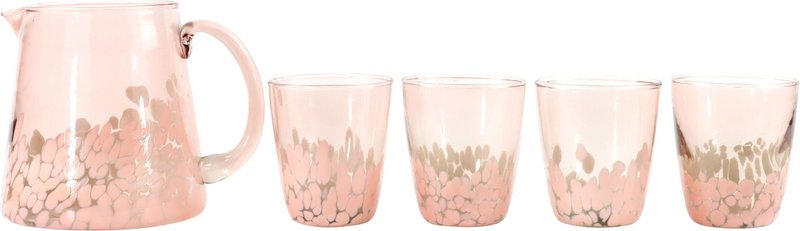 PICHET AVEC VERRES SPLASH ENSEMBLE 5 PIÈCES (HOFF7000)