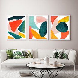 Abstrakte großformatige Shell 2 Kunstdruck