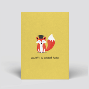 Ansichtkaart - Afstuderen - Smart Fox - Nr. 112