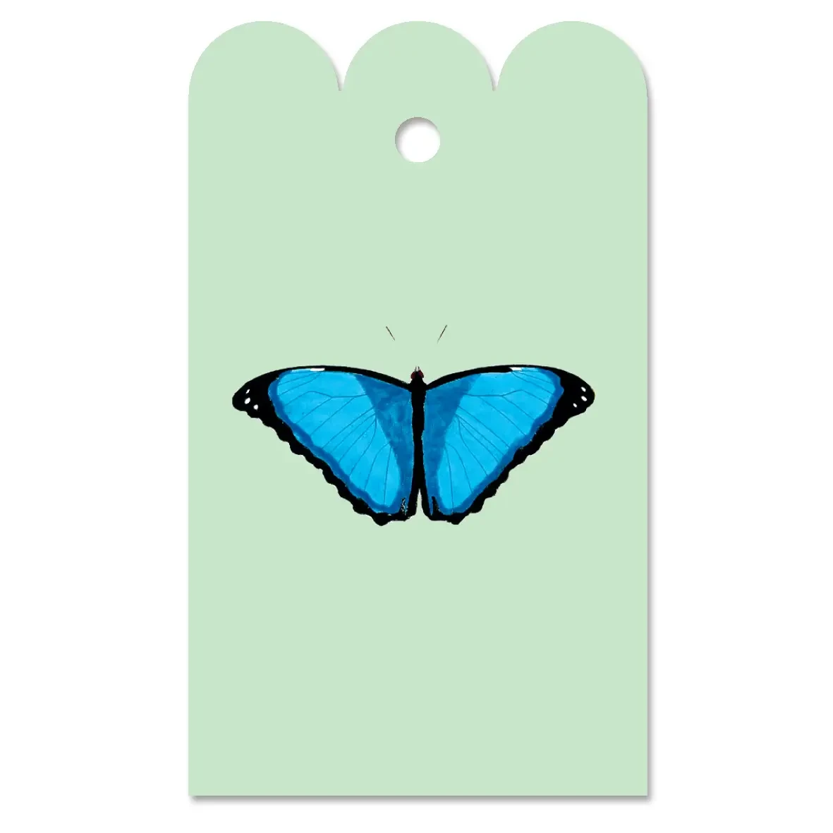 Gift Tag Reflection (butterfly)
