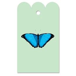 Gift Tag Reflection (butterfly)