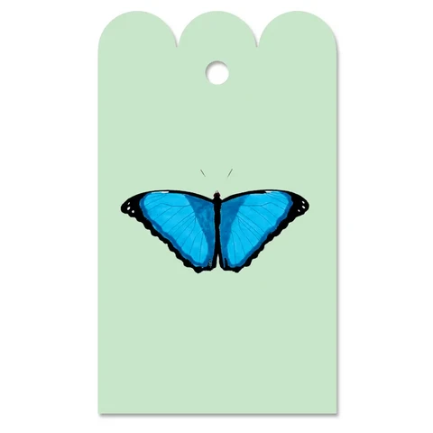 Gift Tag Reflection (butterfly)