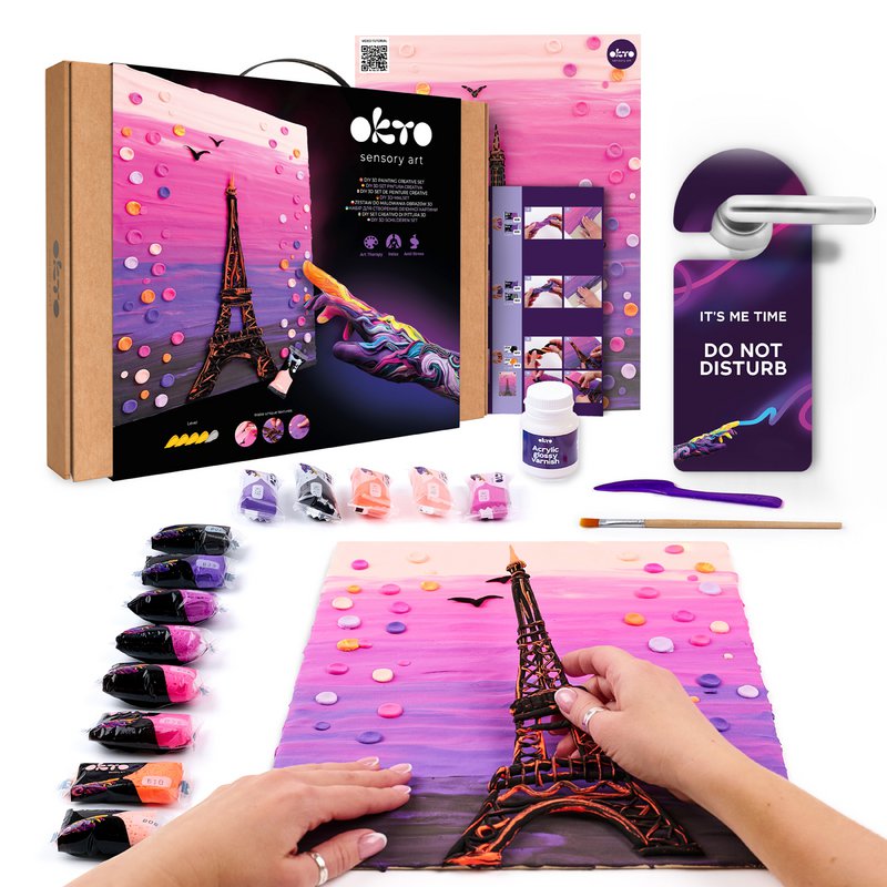 Okto Sensory Art 3D Painting - Travel - Paris