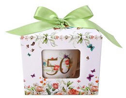 DUO Occasional Mug 400ml, Birthday “50”, in a giftbox with a ribbon