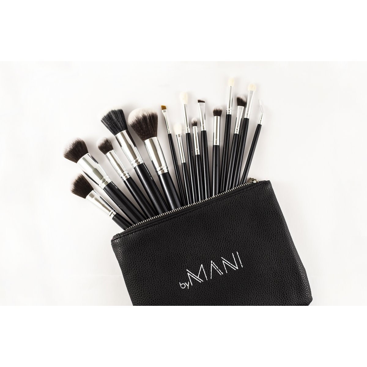 Make-Up Brush Set 15-Delig Professioneel Zwart