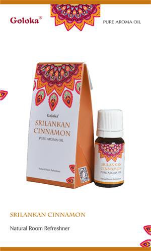 Goloka geurolie Sri Lankaanse kaneel 10ml
