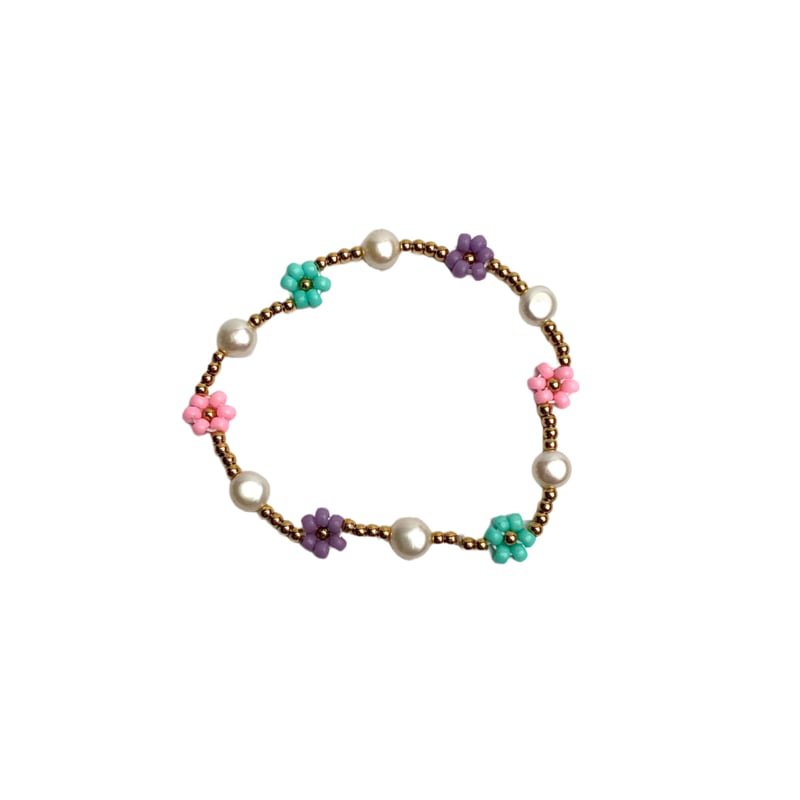 Pulsera | Flores/Perlas